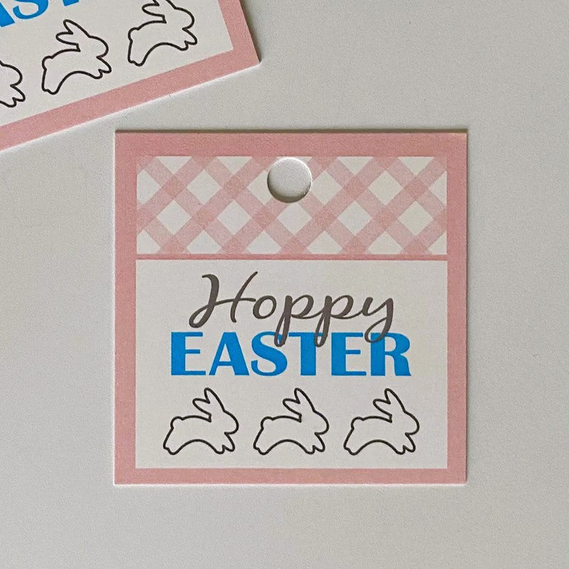 Hoppy Easter Printed Tags bakeartstencil