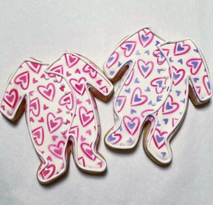 Full Hearts Pattern Stencil Set bakeartstencil