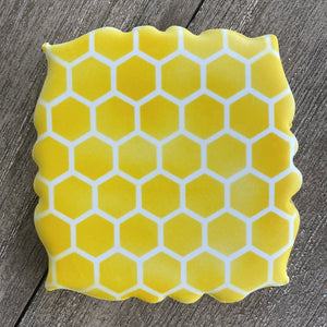Honeycomb Pattern Stencil bakeartstencil