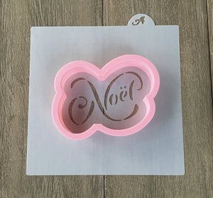 Noel Cookie Stencil with matching Cookie Cutter
