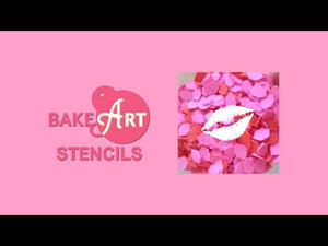 Kiss Sprinkles Stencil
