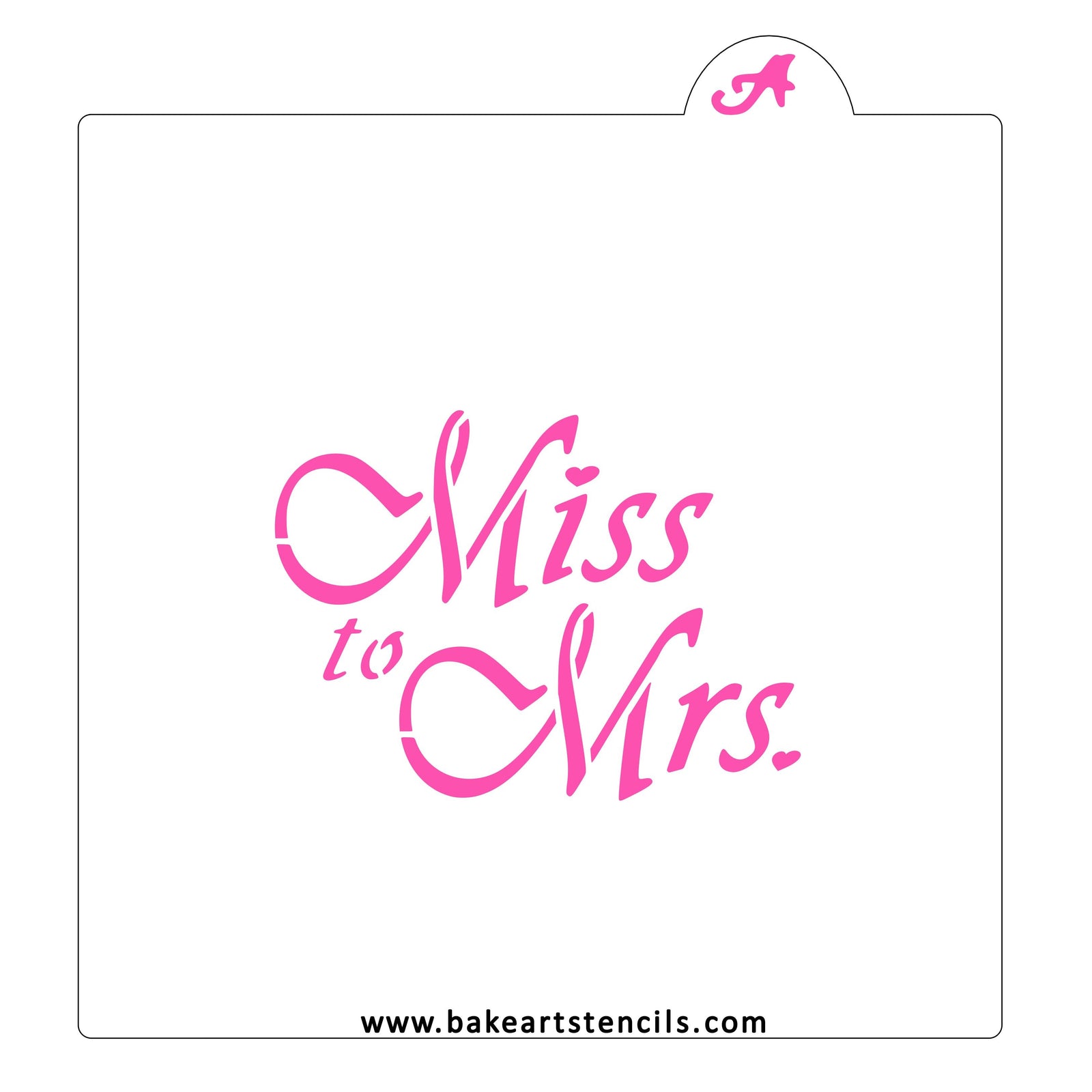Wedding Cookie Stencils 
