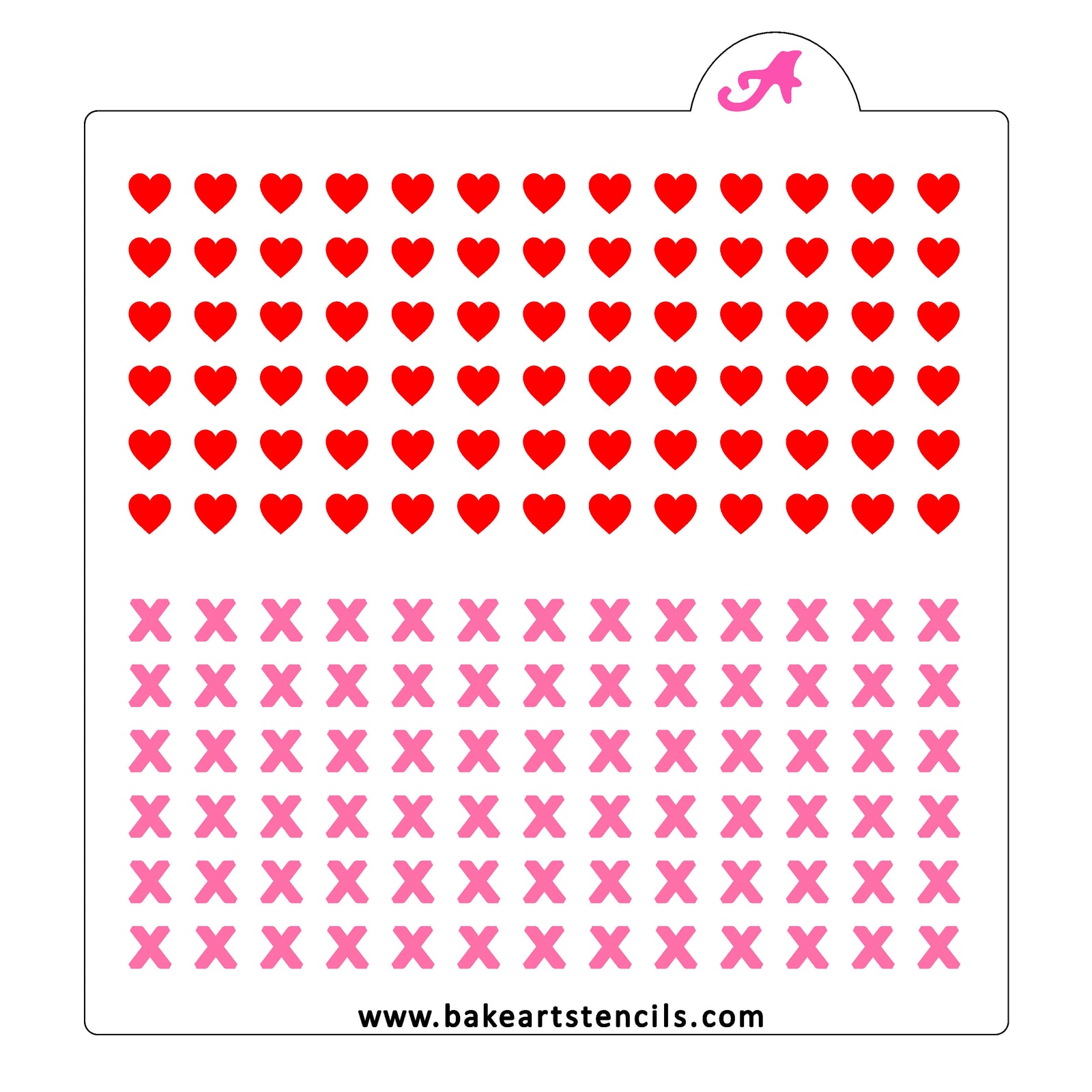 Valentine Sprinkle Stencils
