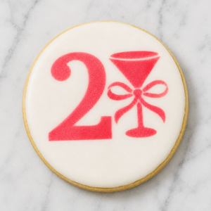 21st Birthday Cookie Stencil bakeartstencil