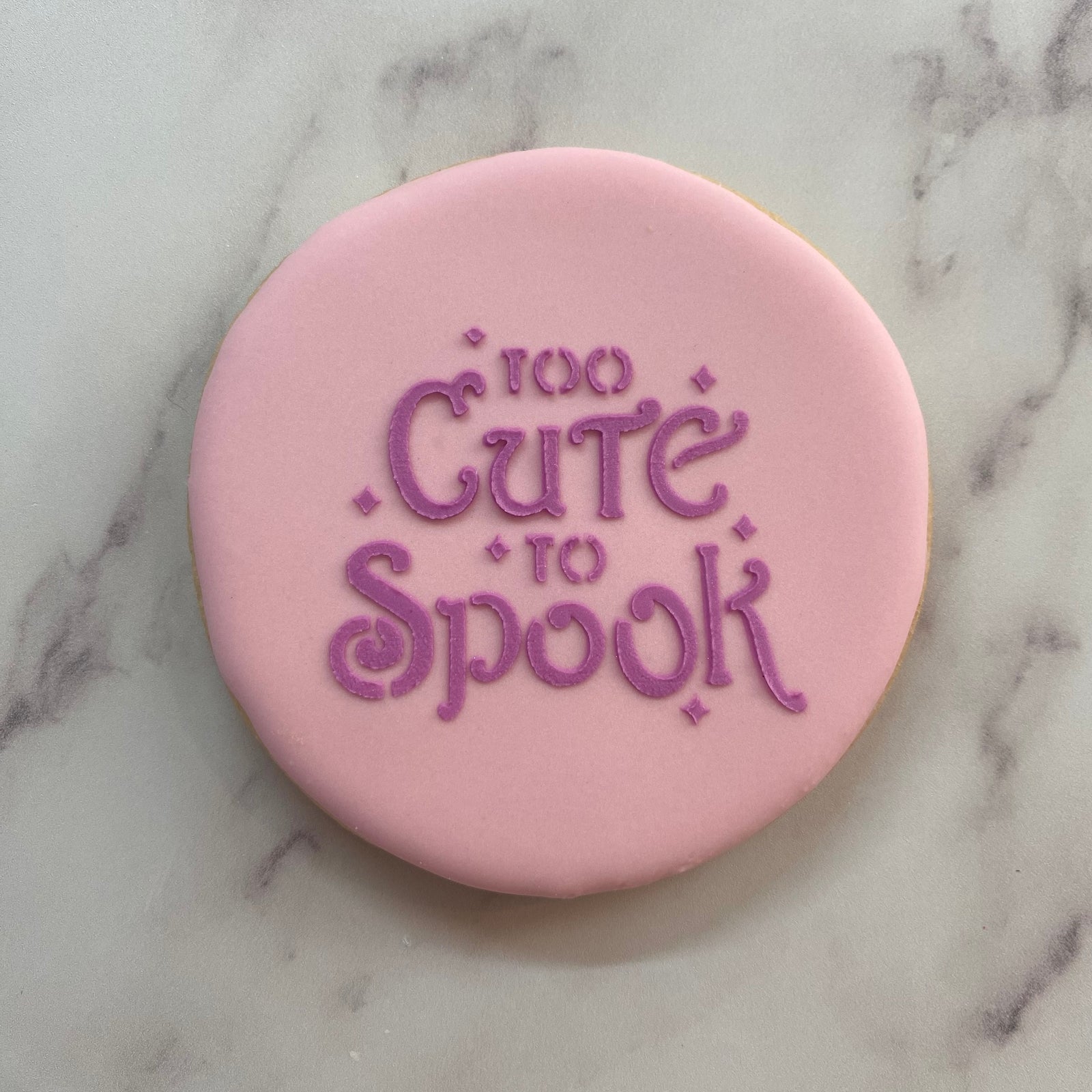 Too Cute To Spook Stencil bakeartstencil