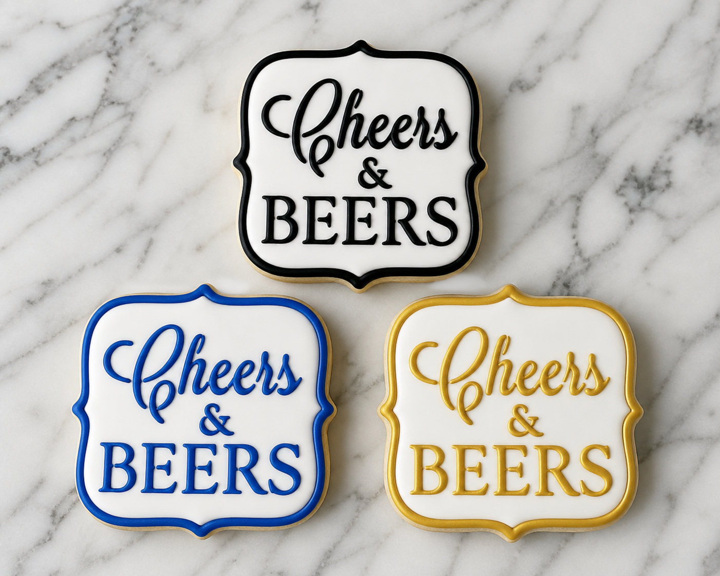 Cheers & Beers Stencil bakeartstencil