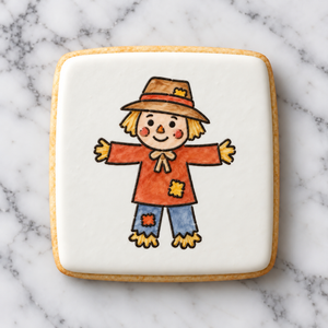 Scarecrow PYO Cookie Stencil bakeartstencils