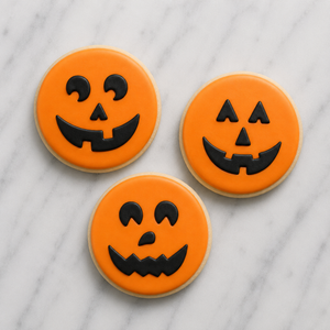 Jack O Lantern Cookie Stencil Set bakeartstencil