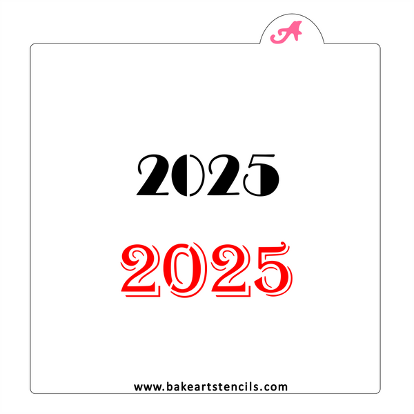 2025 Cookie Stencil bakeartstencils