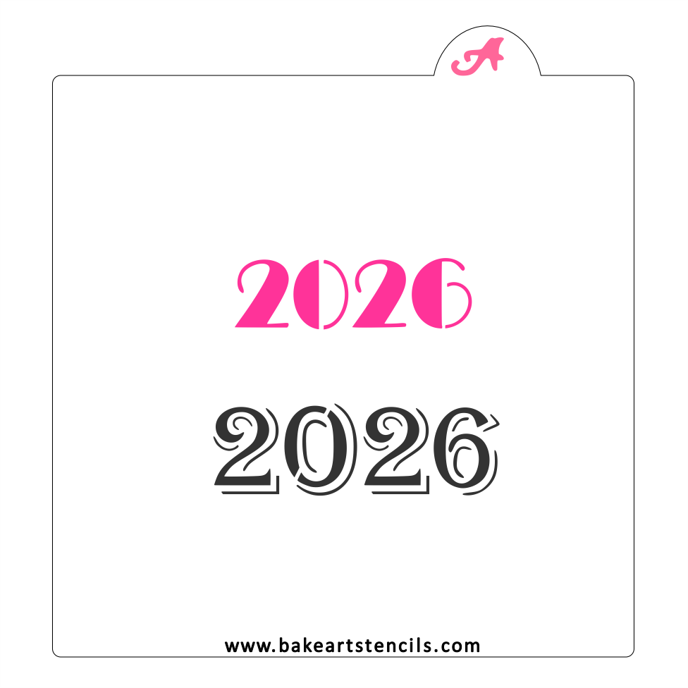 2026 Cookie Stencil bakeartstencil