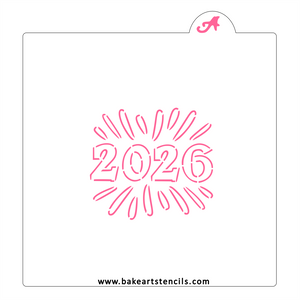 2026 Party PYO Cookie Stencil bakeartstencil