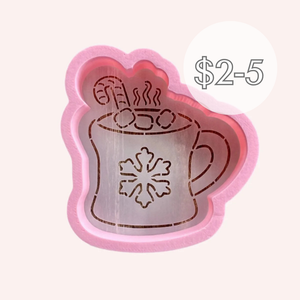 Hot Chocolate Cutter/Stencil bakeartstencil