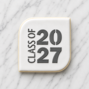 Class of 2027 Cookie Stencil bakeartstencil