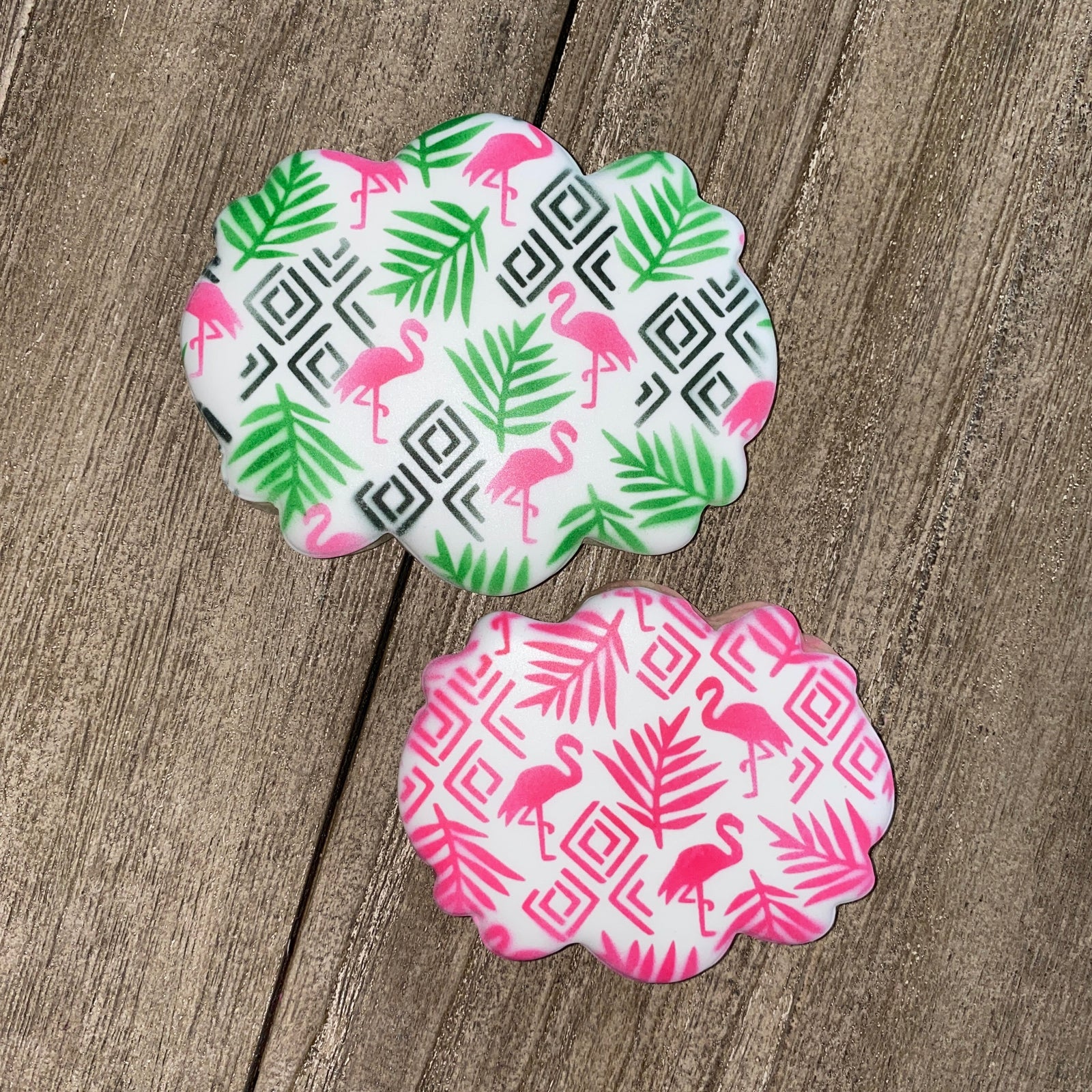 Flamingo Deco Cookie Stencil bakeartstencil