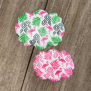 Flamingo Deco Cookie Stencil bakeartstencil