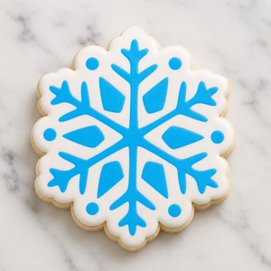 Snowflake Cookie Cutter and Stencil bakeartstencil