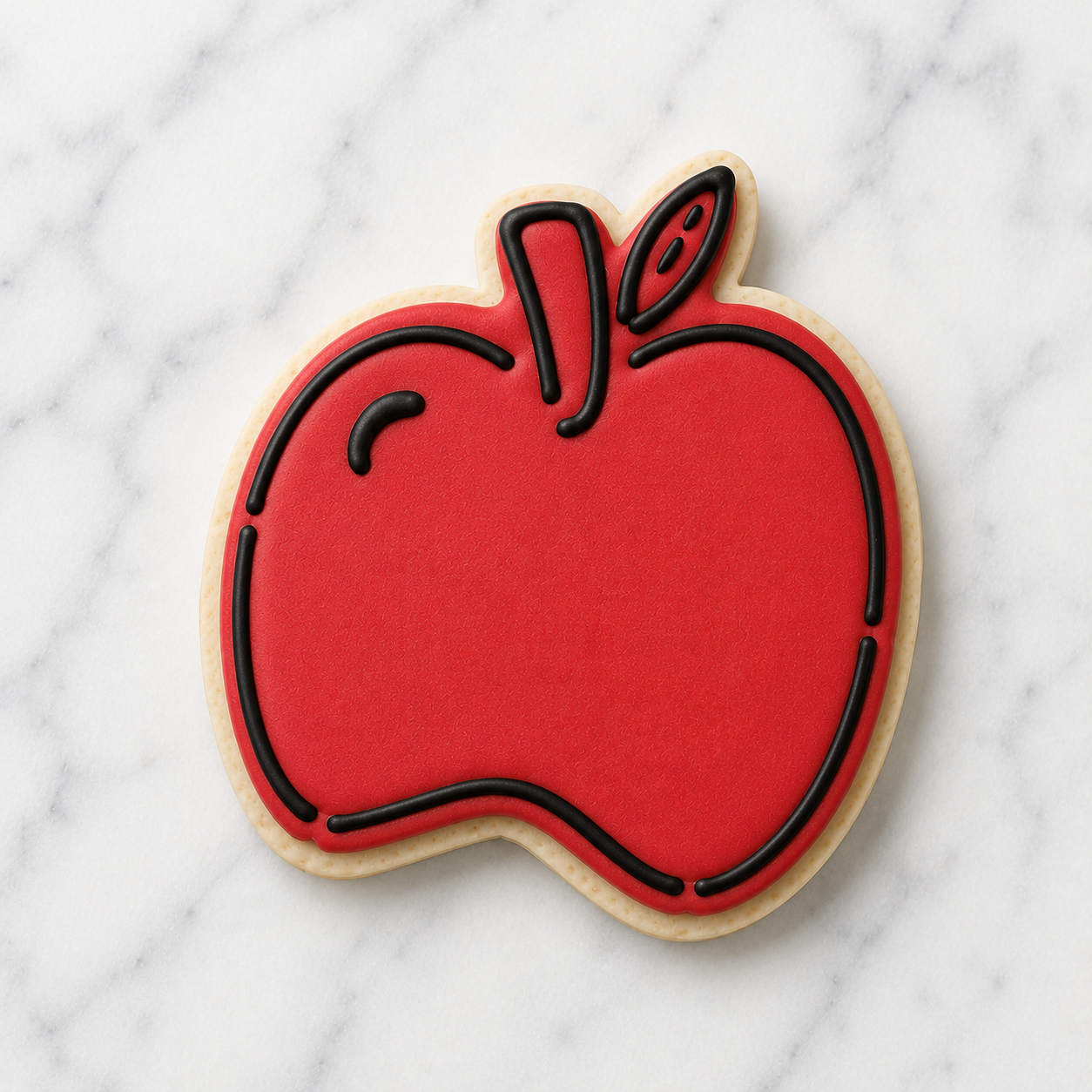 Apple Cookie Cutter and Stencil Set bakeartstencil