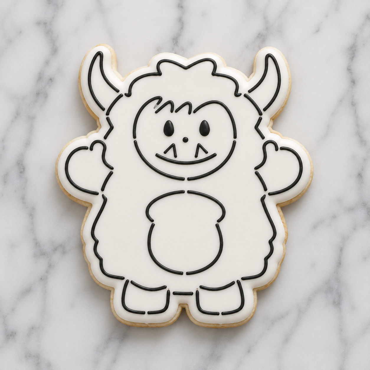 Yeti Cookie Cutter & Stencil bakeartstencil
