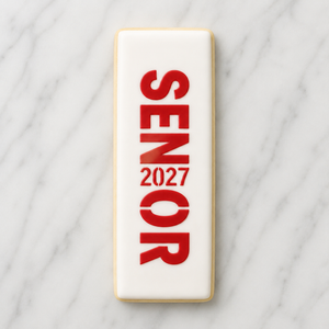 Senior 2027 Cookie Stencil bakeartstencil