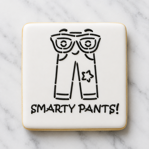 Smarty Pants PYO Stencil bakeartstencils