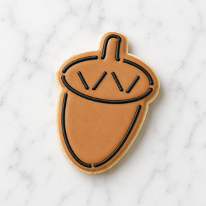 Acorn Cookie Cutter and Stencil Set bakeartstencils