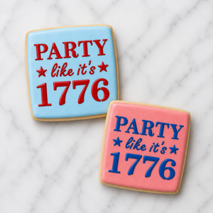 Party Like It's 1776 Stencil bakeartstencil