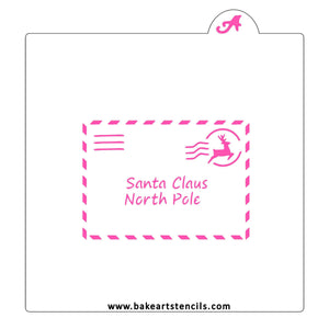 Letter to Santa Cookie Stencil bakeartstencils