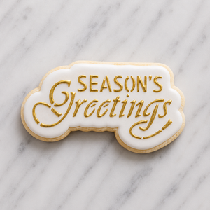 Scrolly Seasons Greetings Cutter/Stencil bakeartstencil