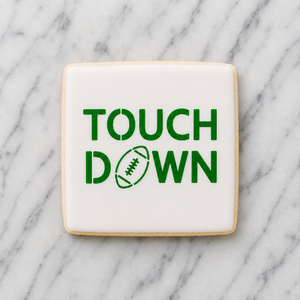 Touchdown Cookie Stencil bakeartstencil