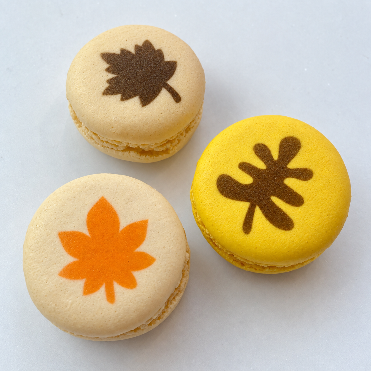 Fall Leaves Oreo & Minis Stencil bakeartstencil