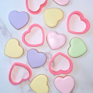 Heart Cookie Cutter bakeartstencils