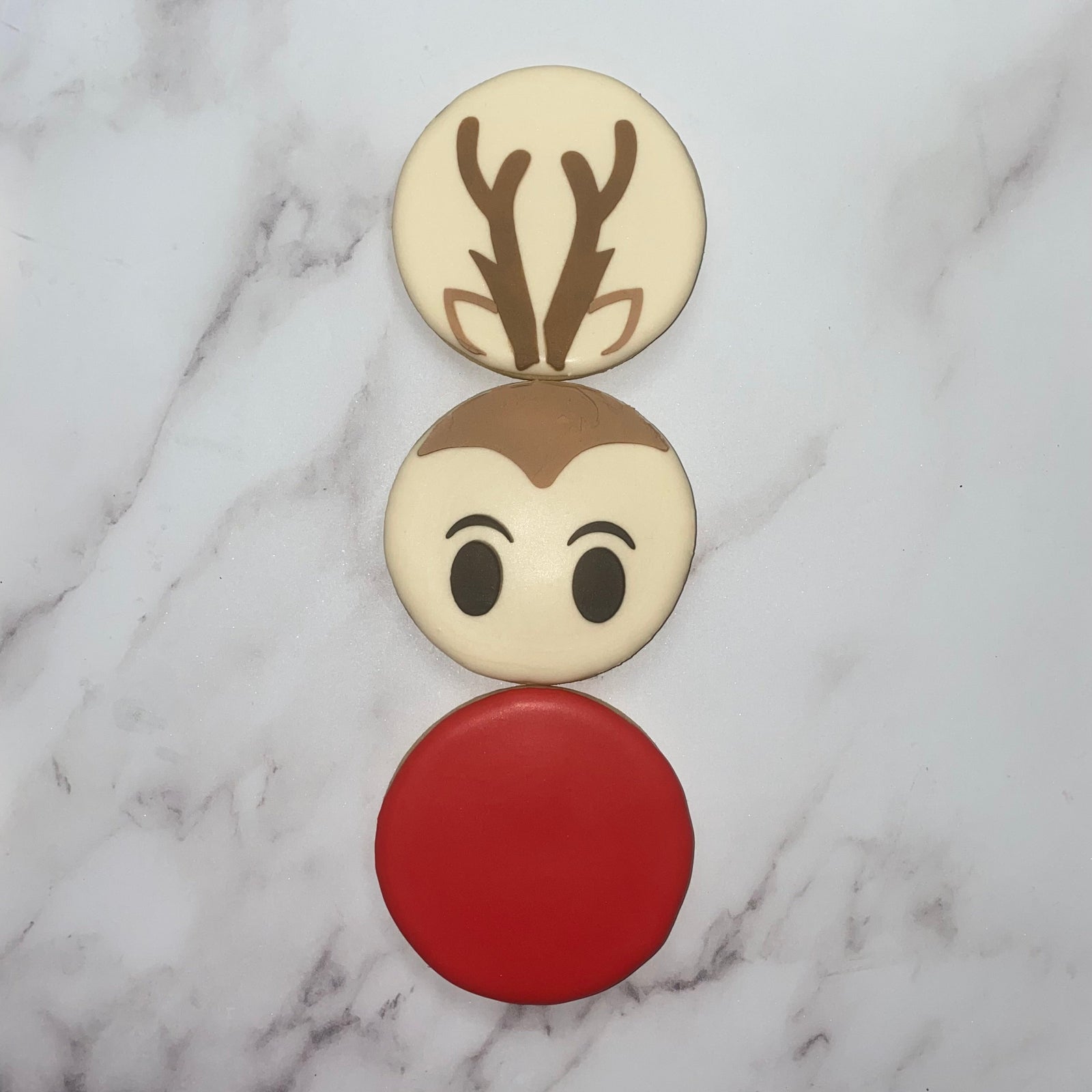 Stackable Reindeer Cookie Cookie Stencil Set bakeartstencil