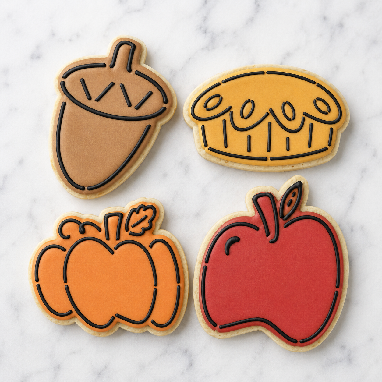 Fall Faves Cookie Cutter Set bakeartstencils
