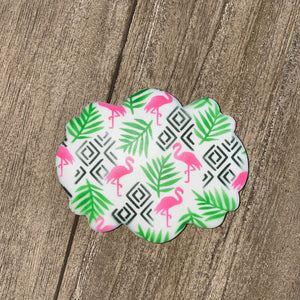 Flamingo Deco Cookie Stencil bakeartstencil