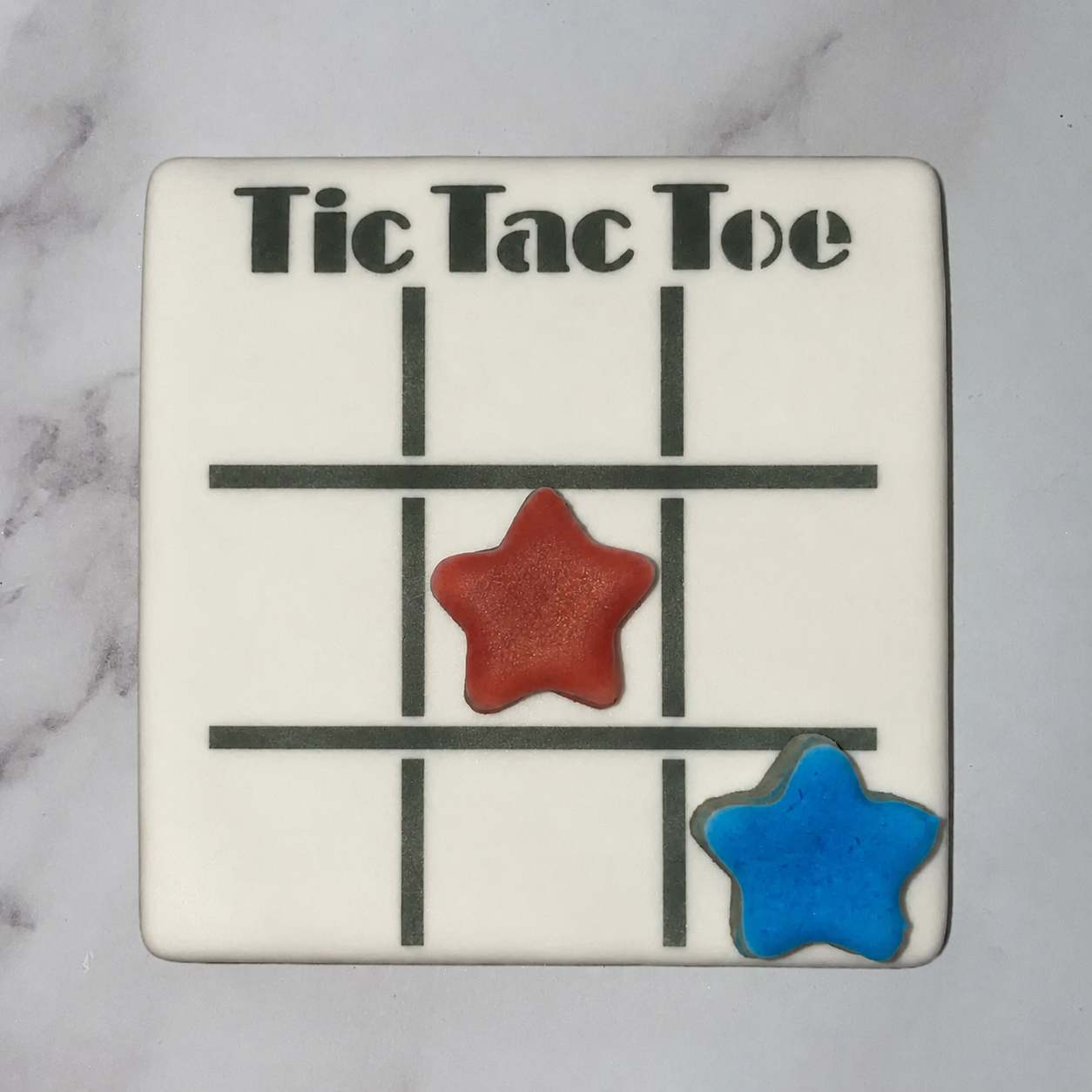 Star Tic Tac Toe Cutter/Stencil Set bakeartstencil