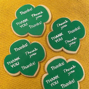 Thank You Oreo Stencil bakeartstencil