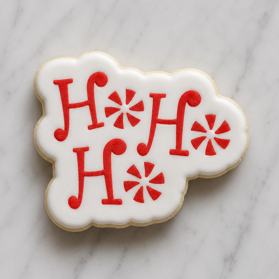 Santa Cheer Cutter/Stencil bakeartstencil