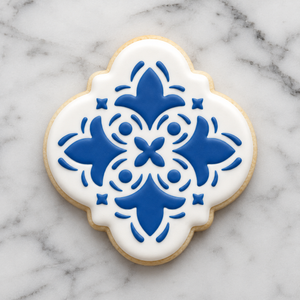 Moroccan Plaque Cookie Cutter and Stencil bakeartstencil