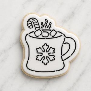 Hot Chocolate Cutter/Stencil bakeartstencil