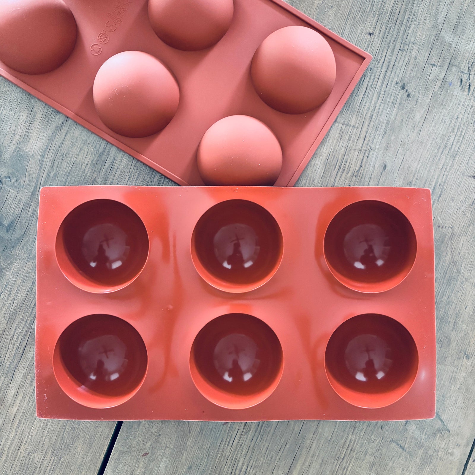 Hot Cocoa Bomb Silicone Mold bakeartstencil