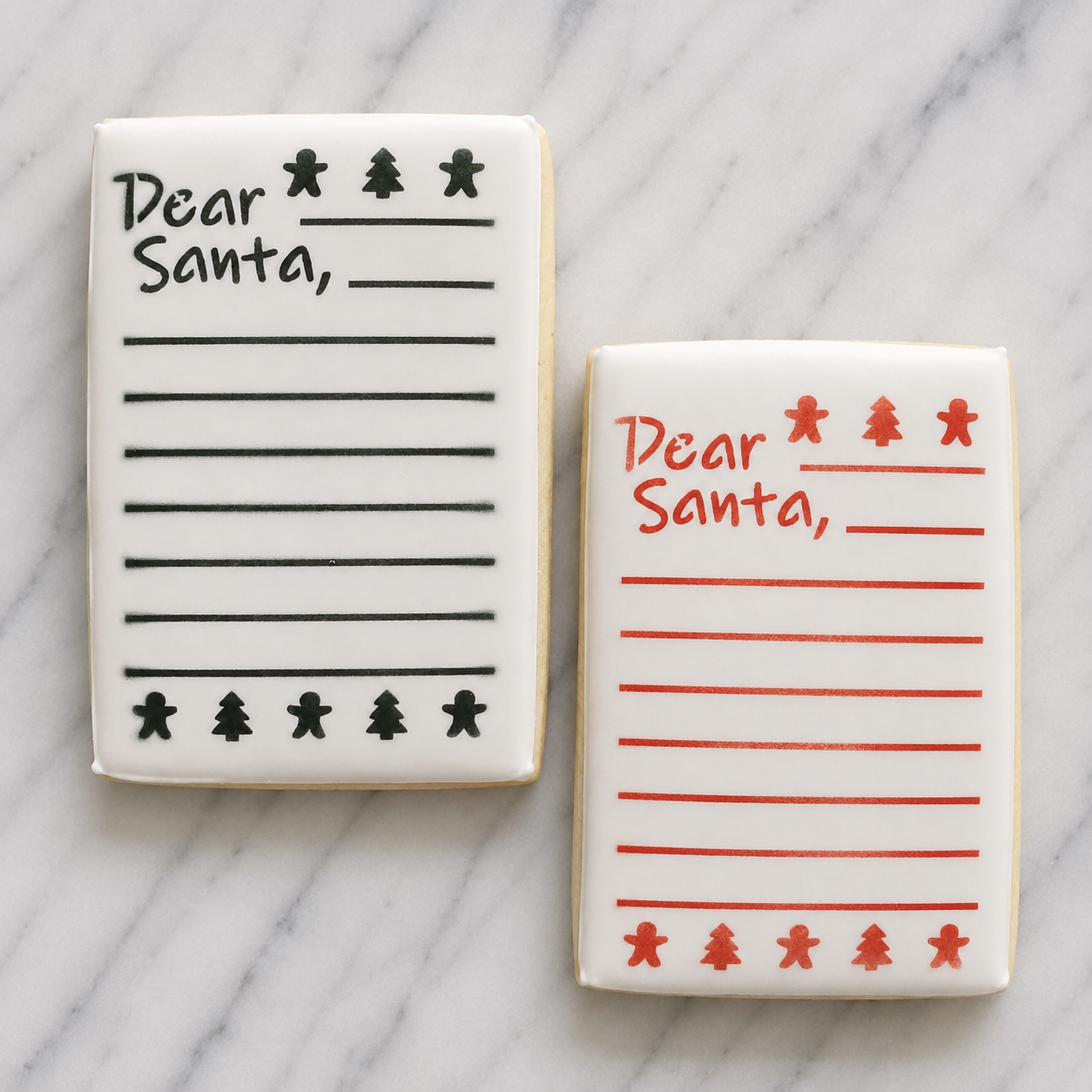 Letter to Santa Cookie Stencil bakeartstencils