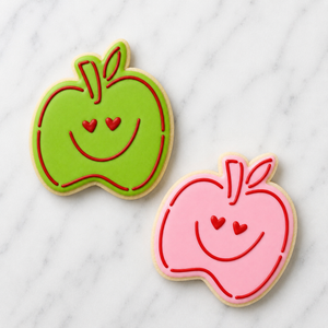Apple of My Eye Cookie Cutter and Stencil Set bakeartstencil