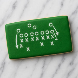 Football Play Cookie Stencil bakeartstencil