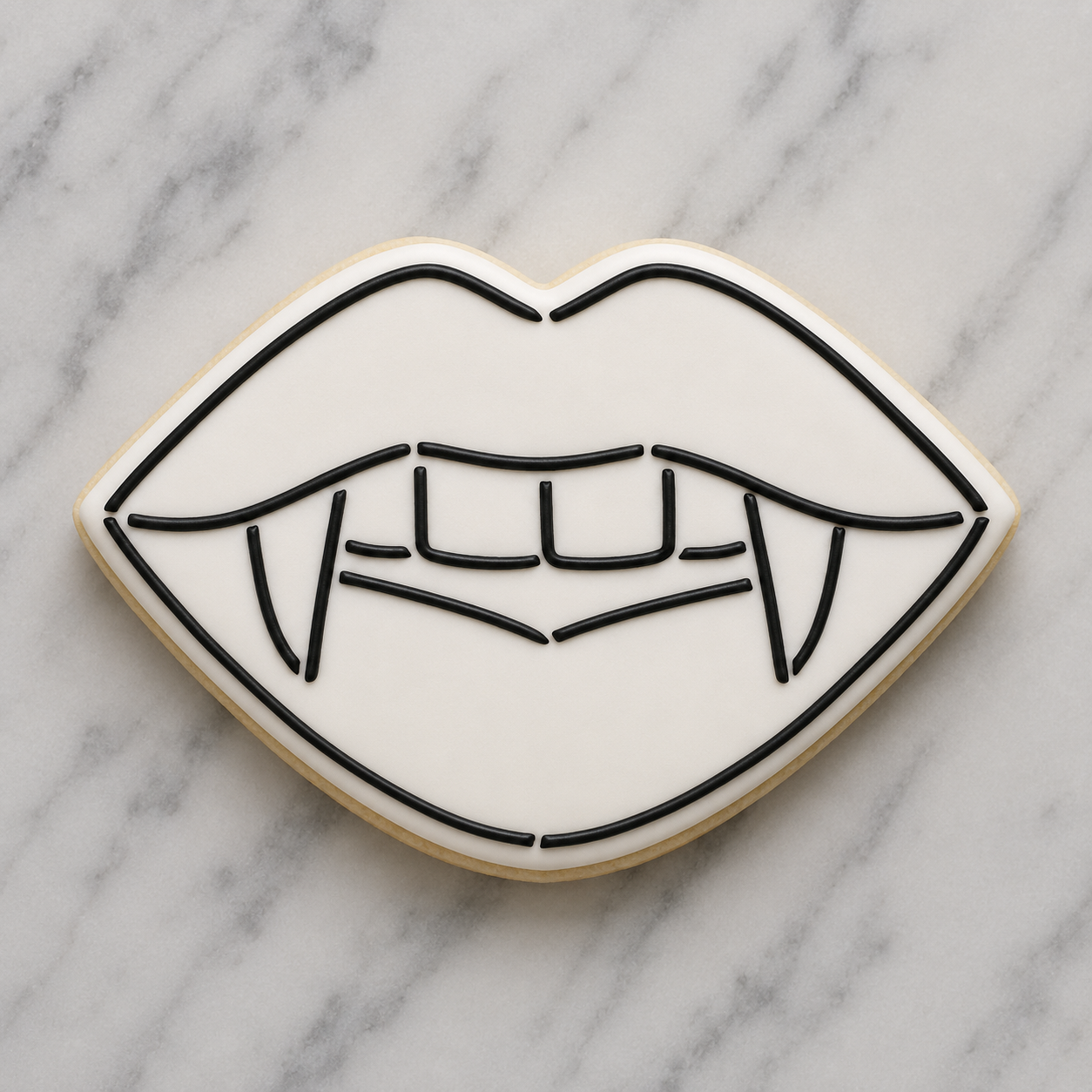 Vampire Kiss Cookie Cutter and Stencil Set bakeartstencil