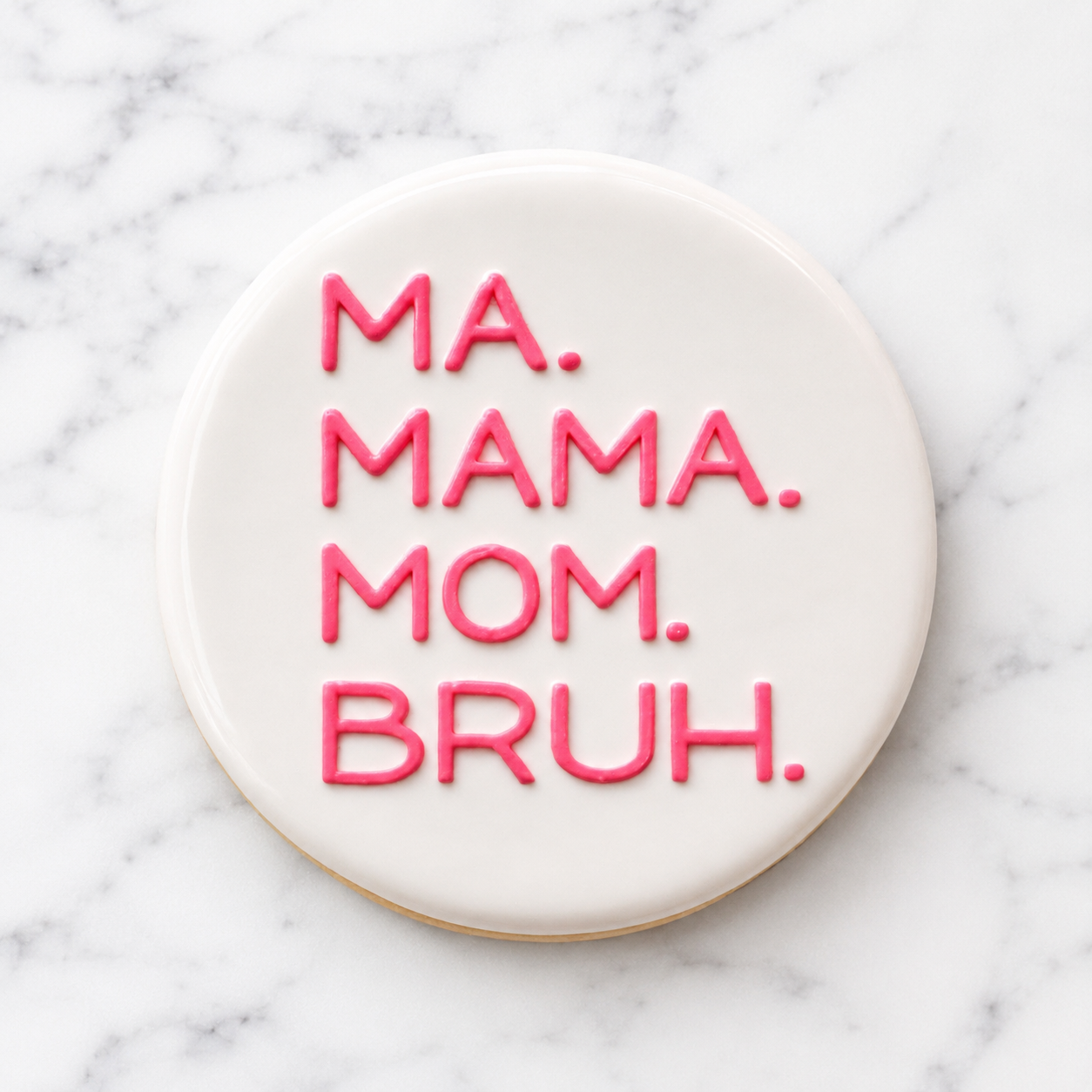 Mom to Bruh Cookie Stencil bakeartstencil
