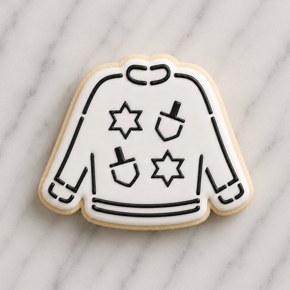Ugly Hanukkah Sweater Cutter/Stencil bakeartstencil