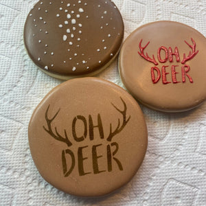 Oh Deer Cookie Stencil bakeartstencil