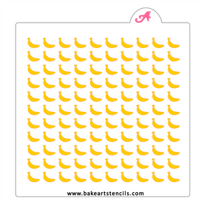 Banana Sprinkles Stencil bakeartstencil
