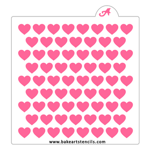 Big Hearts Cookie Stencil bakeartstencil