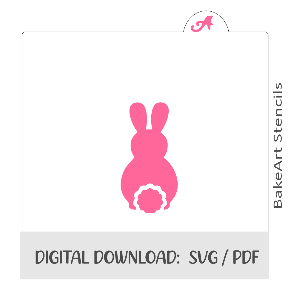 Bunny Tail Digital Download bakeartstencils